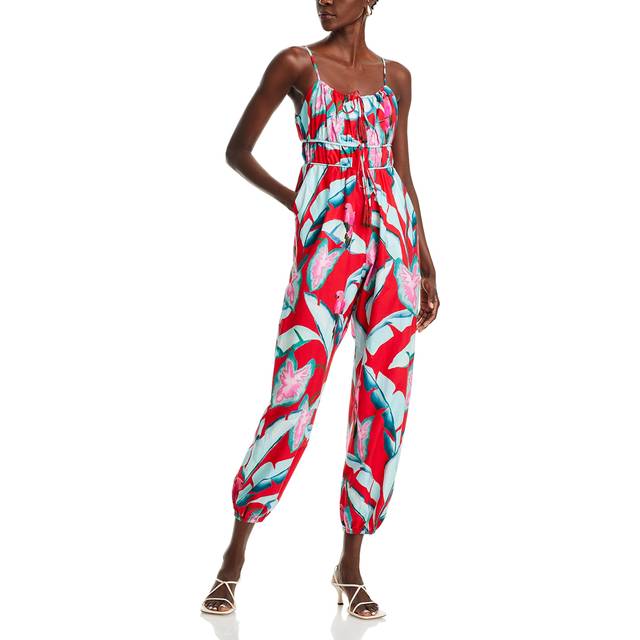 FARM Rio Summer Foliage Jumpsuit