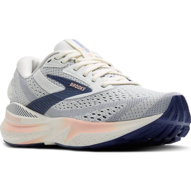 Brooks Adrenaline Gts 24 sneakers för kvinnor, Grå blå band persika, 38.5 EU