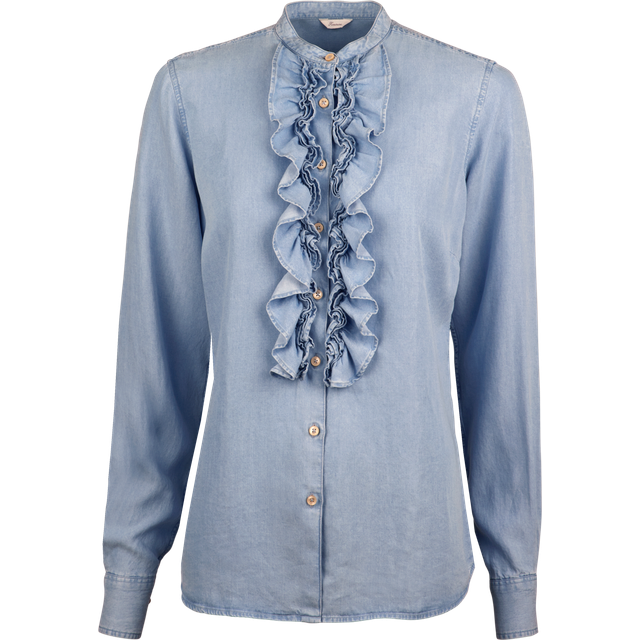 Hillary blus denimblå