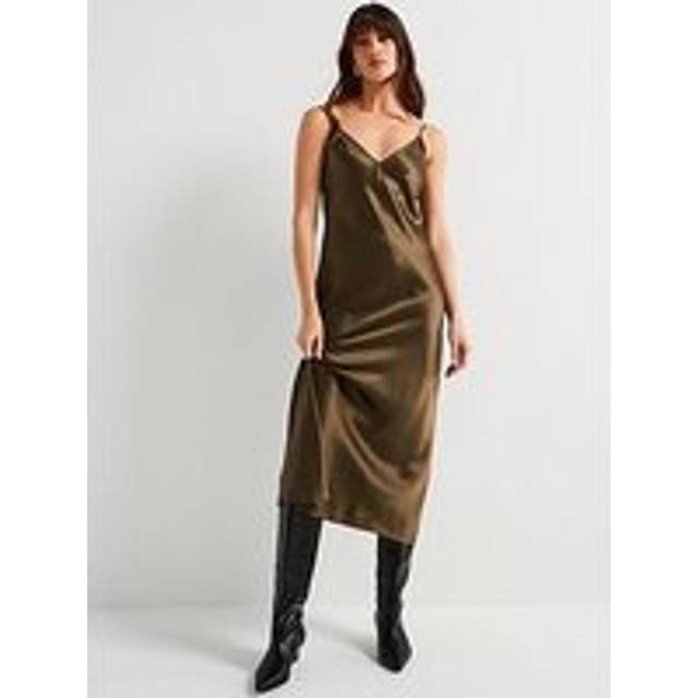 Joseph Clea Dress Silk Dress - Brown - FR 42 = UK 14