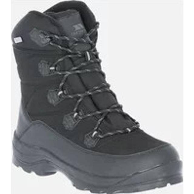 (8 UK, Black) Trespass Mens Zotos Waterproof Snowboots