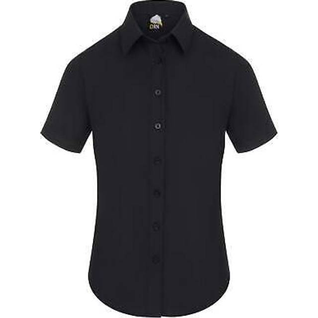 ORN Essential Short Sleeve Blouse 5450 Black 6 Colour: Black, Size: 6