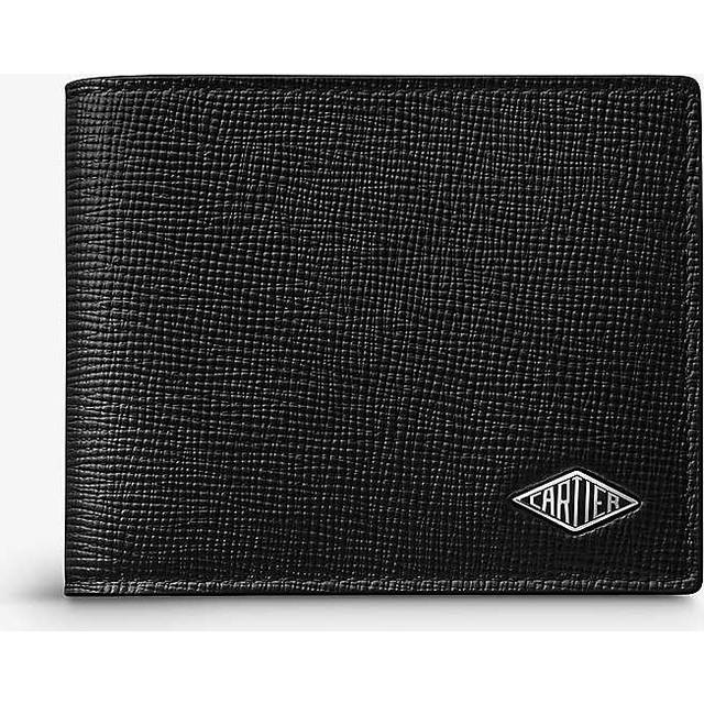 Cartier Black Losange Logo-plaque Leather Wallet 1 Size - BLACK