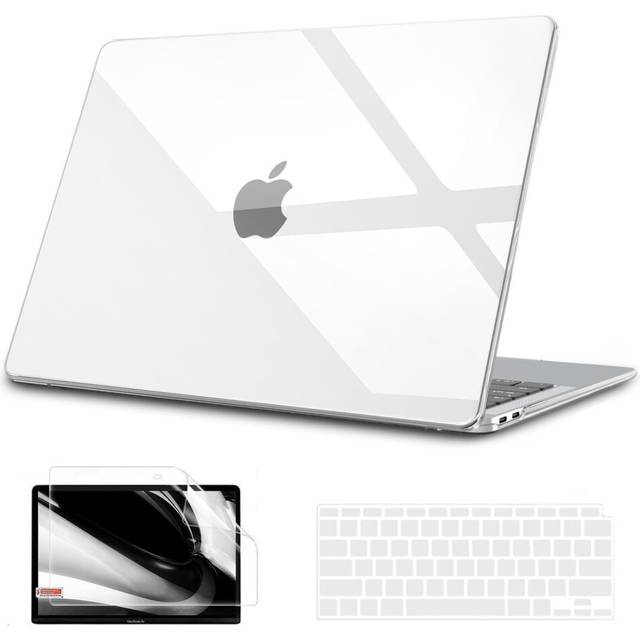 B BELK Compatible with MacBook Air 13 inch Case 2022 2021 2020 2019 2018 M1 A2337 A2179 A1932  Plastic Hard Shell Case + Keyboard Cover + Screen Prote