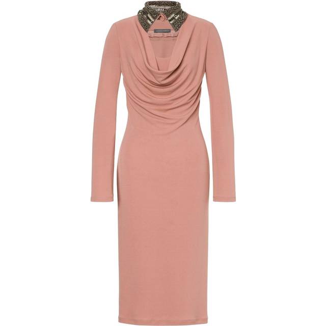 Alberta Ferretti Pleated Tiered Mini Dress