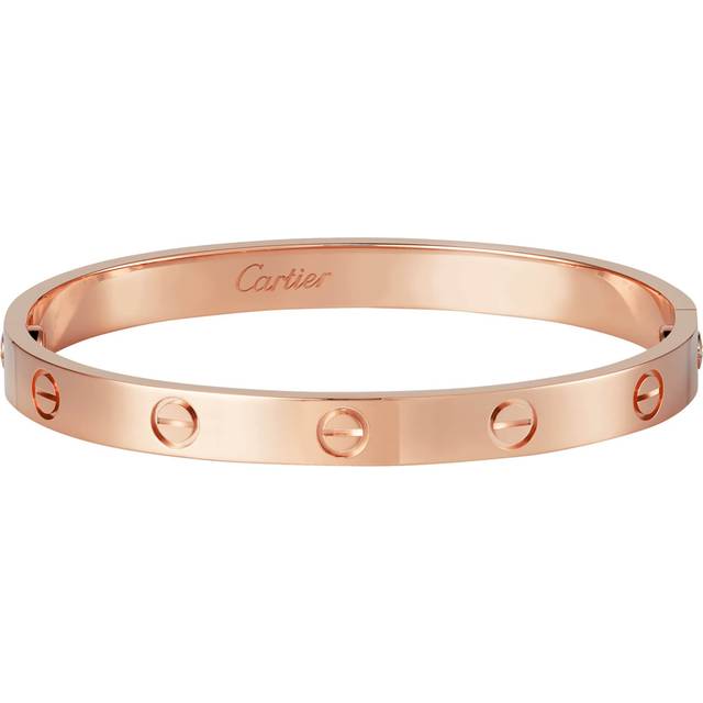 Cartier Womens Rose Gold Love 18ct Rose-gold Bracelet 19cm - ROSE GOLD