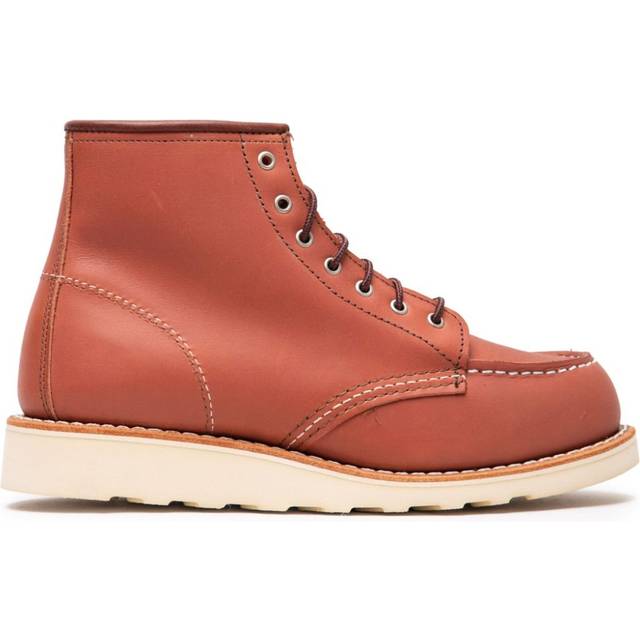 Red Wing Shoes - moc toe Legacy boots - women - Leather - 7.5 - Brown