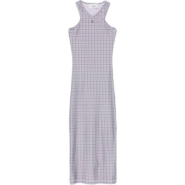 Coperni - tank top midi dress - women - Elastane/Polyamide - L - Green