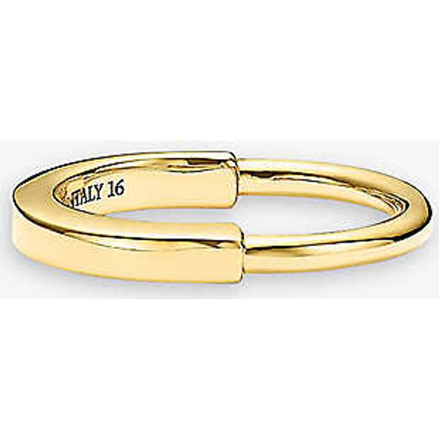 Tiffany & Co Womens Yellow Gold Lock 18ct Yellow-gold Ring 5.5 - YELLOW GOLD