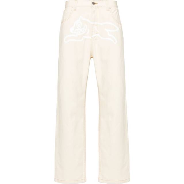 ICECREAM - Running Dog Double Scoop straight jeans - men - Cotton - 36 - Neutrals