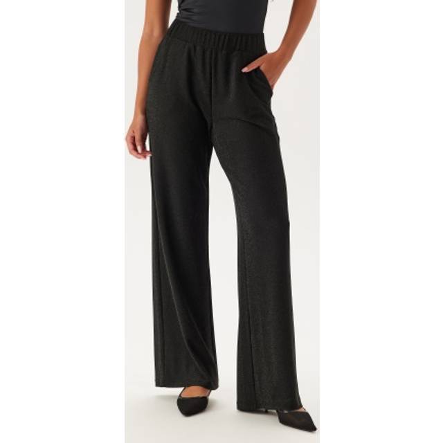 Happy Holly Sparkling Wide Soft Pants Black 32/34