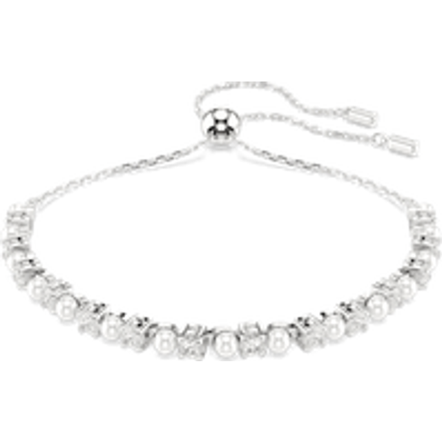 Swarovski Matrix Rhodium Plated Crystal Pearl Bracelet