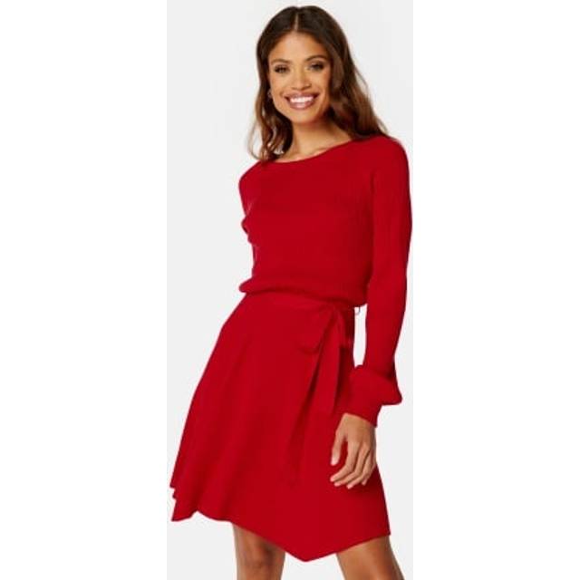 Rib Knitted Skater Dress