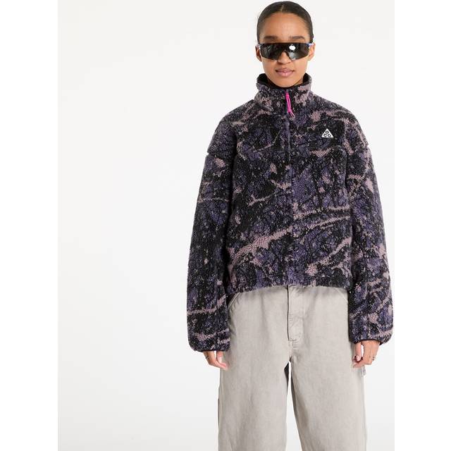 Sweatshirt Nike ACG "Canwell Glacier" Women's Therma-FIT ADV Windproof Full-Zip Fleece Dark Raisin/ Black/ Black/ Summit White XL
