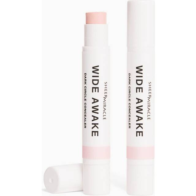 2-PACK Wide Awake Dark Circle Concealer Pink Under Eye Brightener  Vegan Organic Cruelty-Free (Two 2g Tubes)
