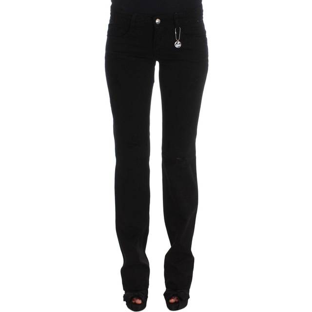 COSTUME NATIONAL C’N’C Cotton Slim Fit Bootcut Jeans - W26 - Black (W29)
