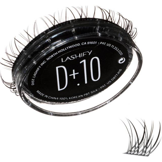 Lashify Drama Plus+ 10mm Gossamer Eyelash Extensions Refill in Black  Easy DIY False Lashes for the Most Delicate  Natural and Long Lasting Look