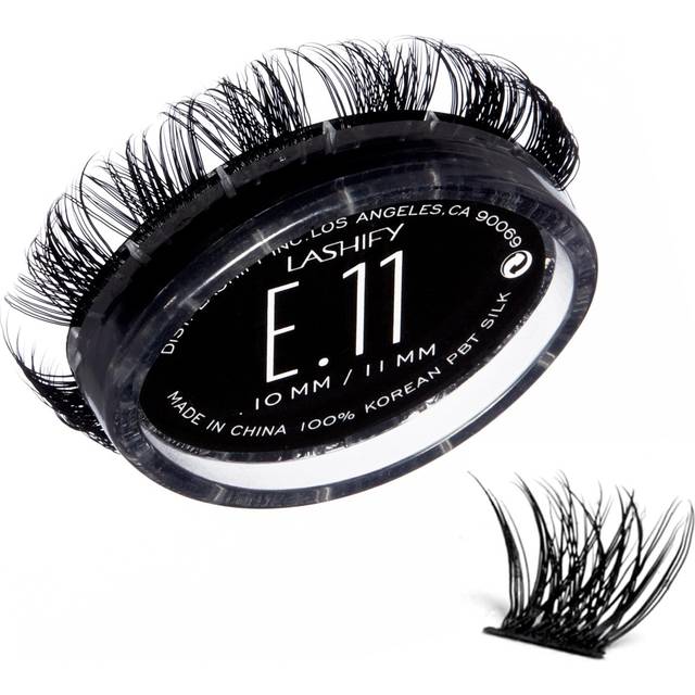 Lashify Extreme 11mm Gossamer DIY Eyelash Extensions Refill  Black  Easy False Lashes To Add Tremendous Volume