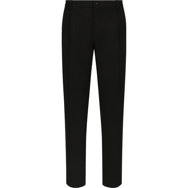 Dolce & Gabbana Wool-Blend Tailored Trousers - 46