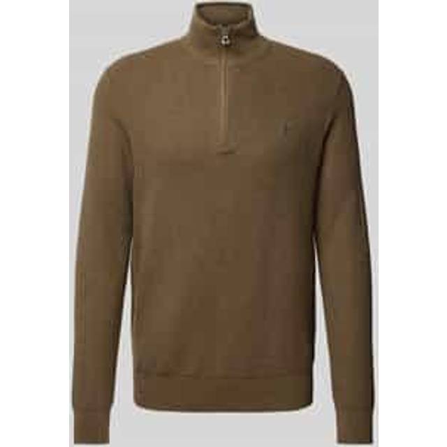 Polo Ralph Lauren Mesh-Knit Cotton Quarter-Zip Jumper - Green
