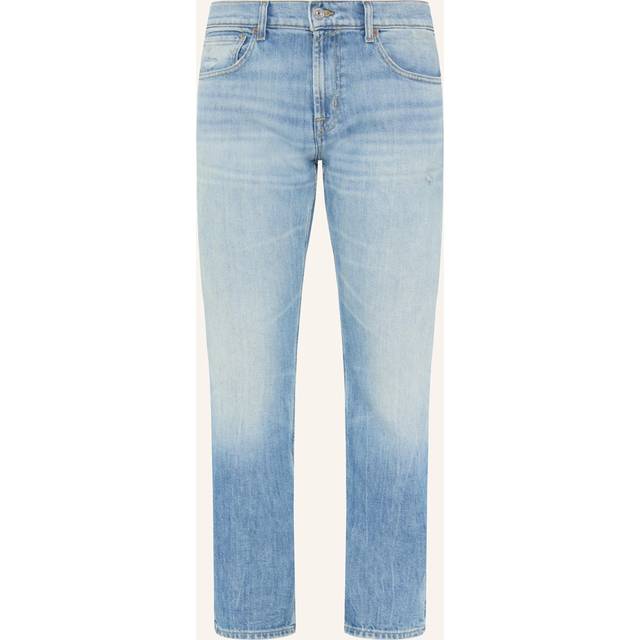 7 For All Mankind - The Straight Outline - Straight Jeans - light blue