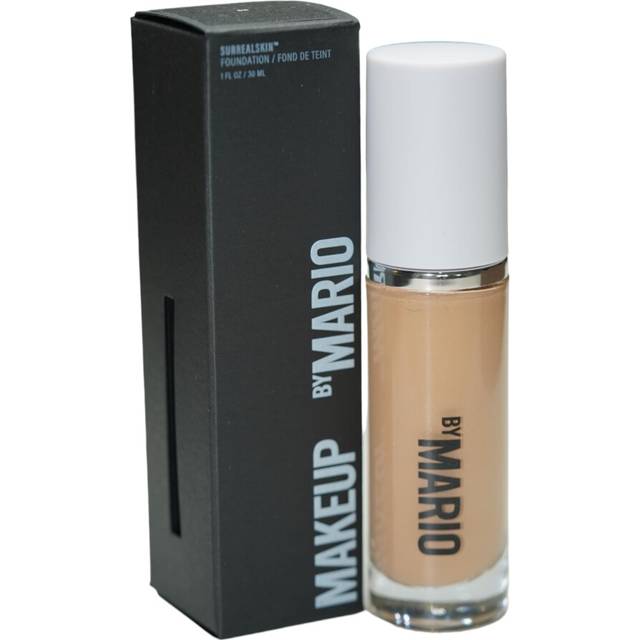 MAKEUP BY MARIO SurrealSkin Liquid Foundation  Liquid Formula  Vegan  Long-wearing coverage  Hydrating  Natural Finish  Size 30 mL (6W - light medium