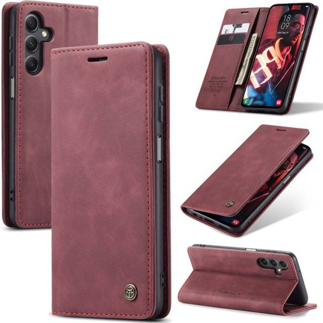 CASEME Samsung Galaxy A16 Plånboksfodral - Röd