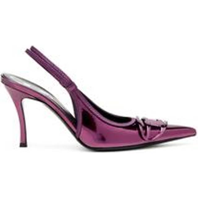 Diesel - D-Venus-Escarpins à bride arrière avec finition miroir - Talons - Femme - Violet