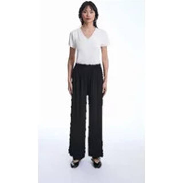 Pleated Black Trousers - 16