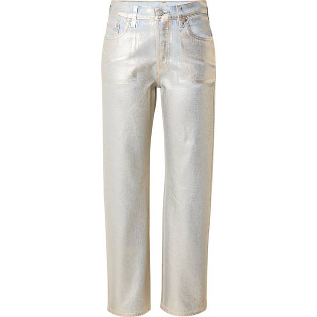 Levi's 501 90's Straight Leg Jean - Optical Illusions - Grey, Grey, Size 29, Inside Leg 29, Women -  inside leg 29,29