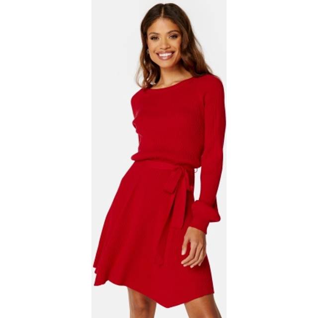 Rib Knitted Skater Dress