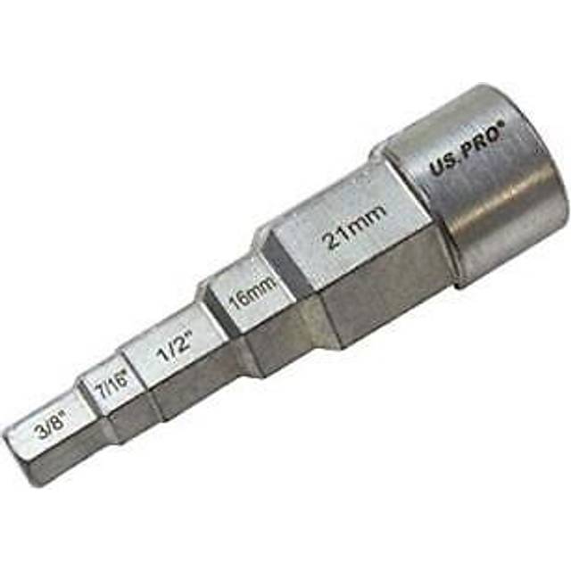 Us pro 3468 chrome vanadium steel 5-key step 1/2" radiator spud wrench
