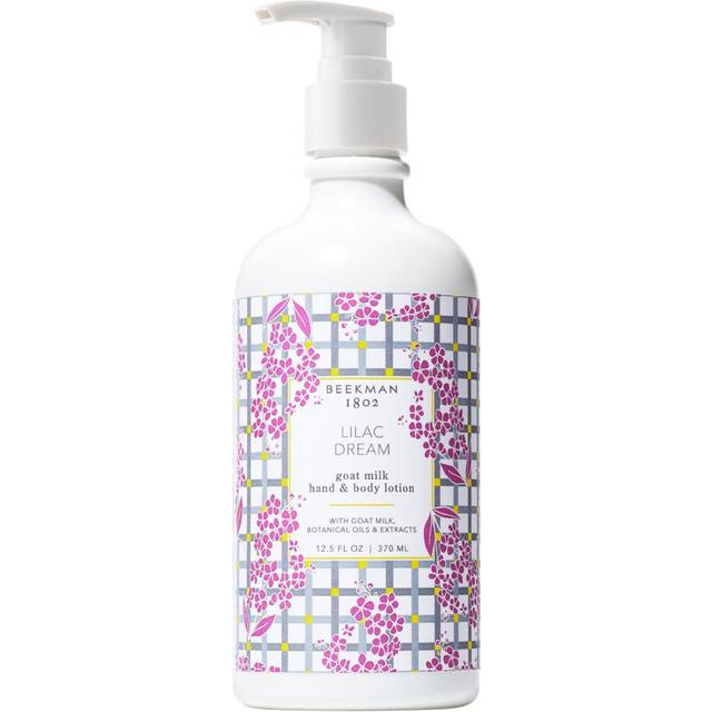 Beekman 1802 Goat Milk Body Lotion  Lilac Dream - Scented - 12.5 oz - Hydrating & Deeply Moisturizing - With Shea Butter & Jojoba Seed Oil -