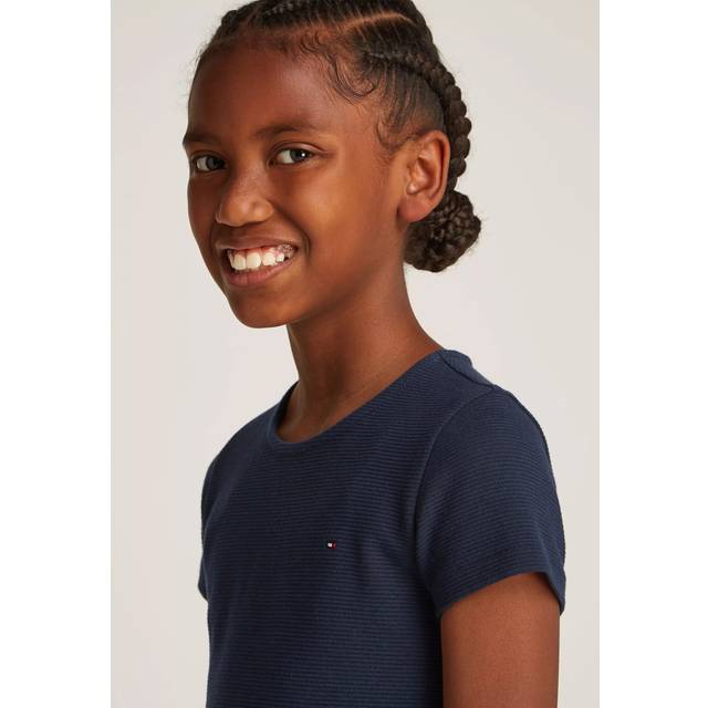 Tommy Hilfiger Kids' Jersey Skater Dress, Dark Night Navy