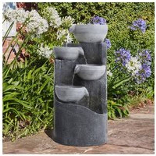Creative Water Feature Garden Fountain Decor - Natural - One Size
