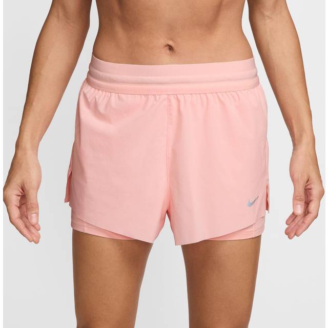 Nike Swift 2in1 Running Shorts Women - Apricot, Size XS - apricot