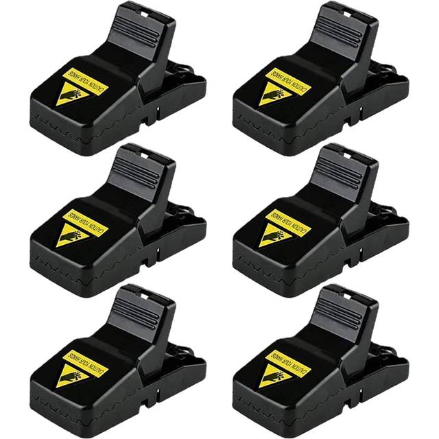 Reusable P-lastic S-mart Mouse Trap Quick Kill Mice Traps for Indoor/Outdoor Pet Rodent Voles 2pcs
