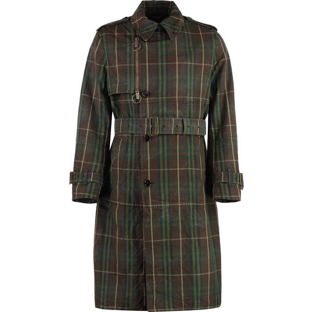 Burberry Men&#39;s Cotton Trench Coat in Brown | Size 50 | 8098475158439 Color C1480 (50)