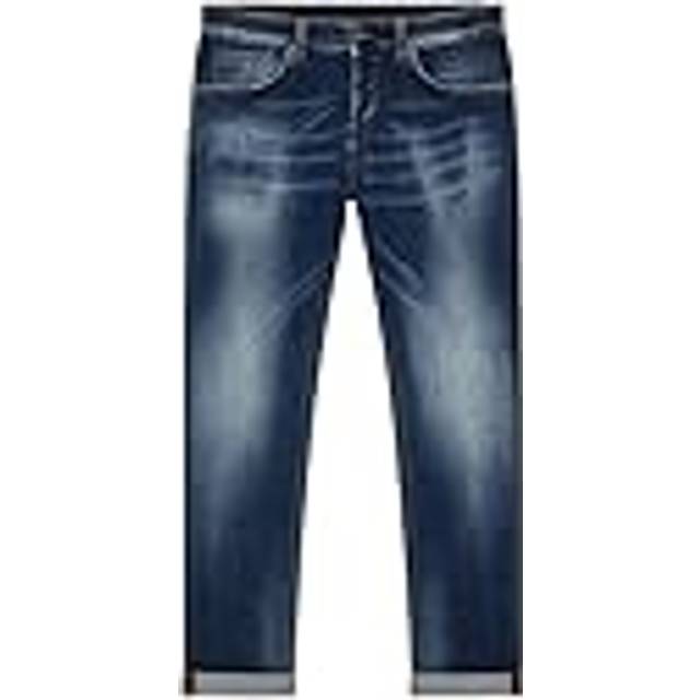 Dondup, Jeans, Herr, W32, Denim, Tvättad denim George byxor - blue (W32)