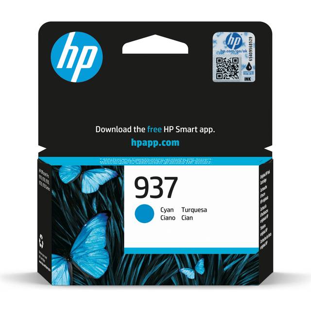 HP 937 - Cyan - original - bläckpatron