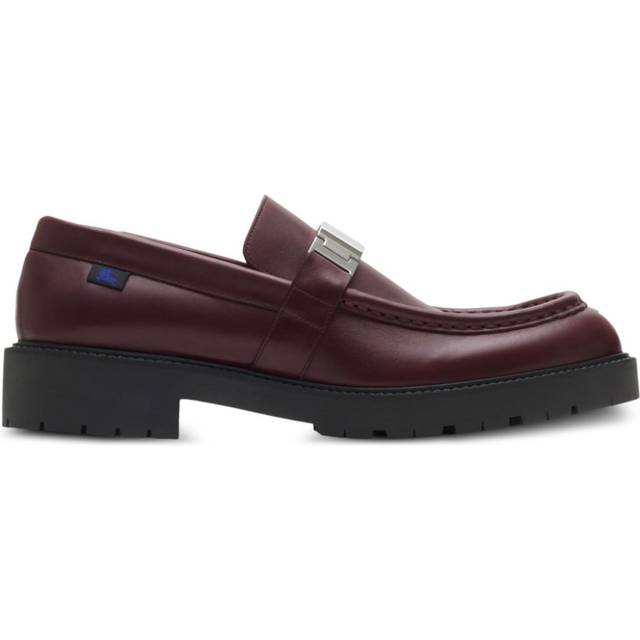 Burberry - Raft loafers - men - Polyester/Calf Leather/Polyurethane/Calf Leather/Thermoplastic Polyurethane (TPU)/Calf Leather - 43 - Red
