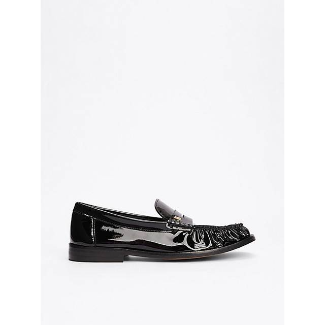 Patent Leather Loafers - BLACK - EU42