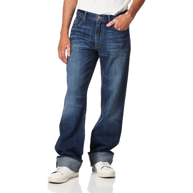 Lucky Brand Mens 181 Relaxed Straight Jean  Lakewood  36W X 34L