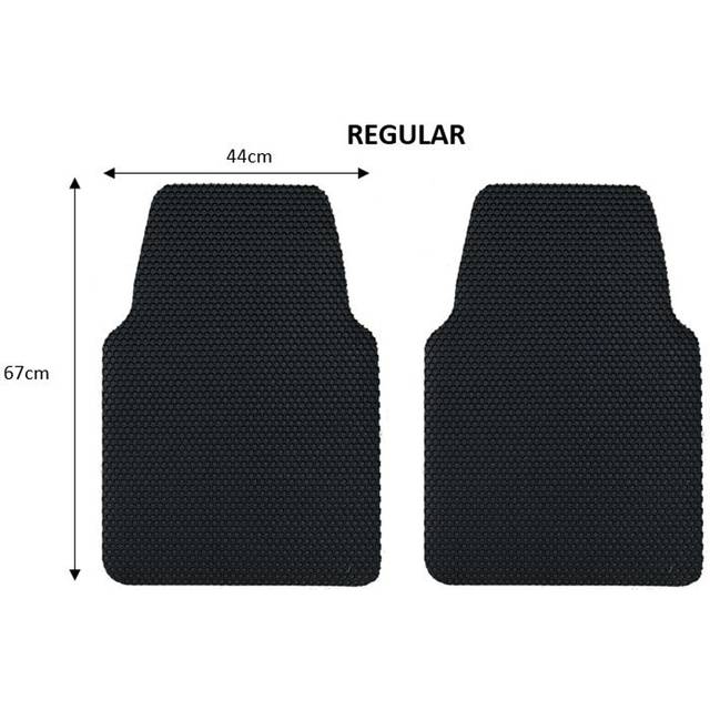 TEMU Universal Car Floor Mat Hex Style Anti-slip Heavy Duty Waterproof Easy Clean