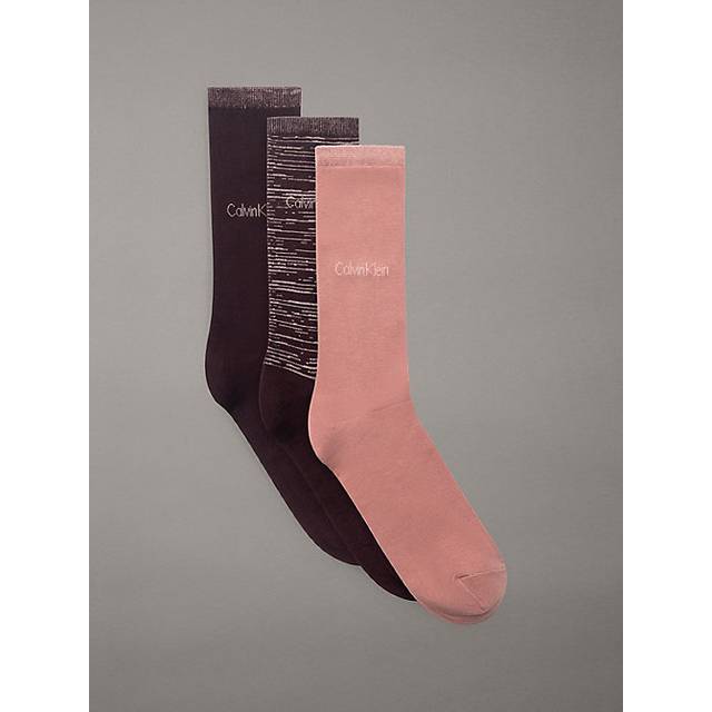 3 Pack Metallic Crew Socks Gift Set