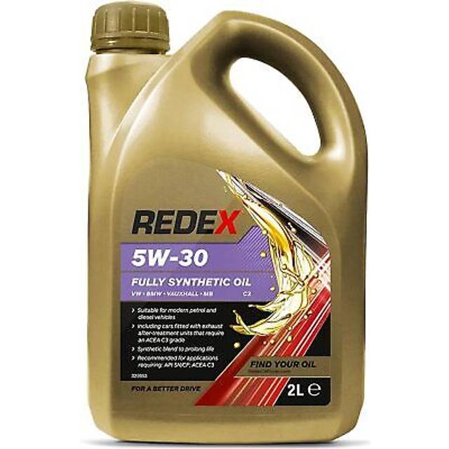 Redex 5W-30 Fully Synthetic Motor Oil 2 Litre - Gold - 2L