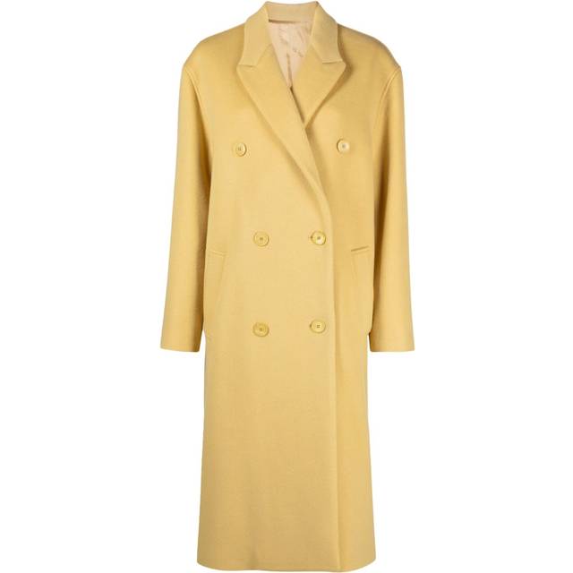 ISABEL MARANT - Theodore double-breasted coat - women - Virgin Wool/Cashmere/Viscose/Polyamide/Wool/goat hair - 38 - Neutrals