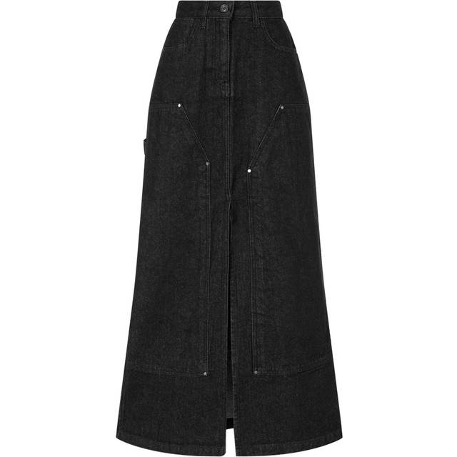 STUDIO TOMBOY - denim maxi skirt - women - Cotton - S - Black