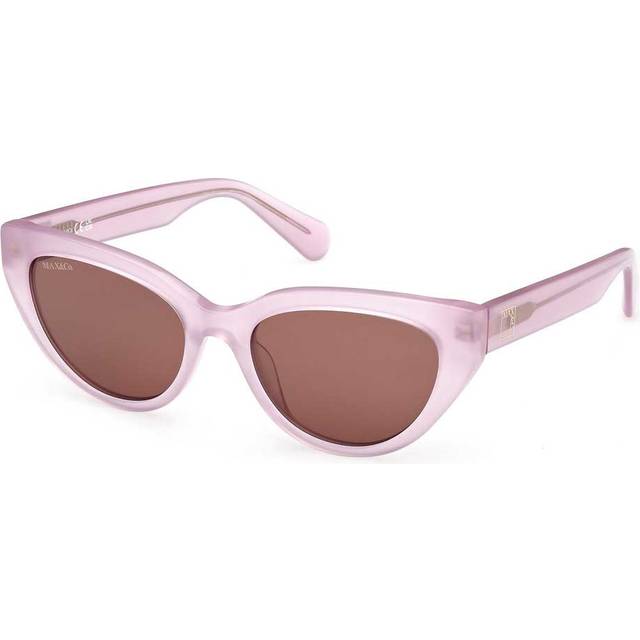 MAX&Co Woman MO0127 72E Sunglasses Acetate Pink Brown Cat Eye Normal
