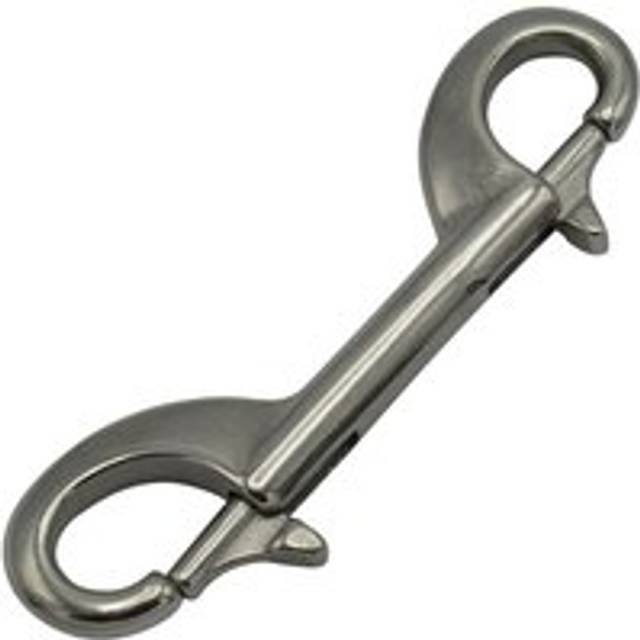 Double Ended Snap Hook for Dog Leash Stainless Steel 115MM (Lead)